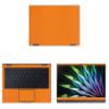 Decalrus - Protective Decal for The Samsung Galaxy Book Flex2 Alpha (13.3" Screen) Laptop Orange Carbon Fiber Skin case Cover wrap CFsamsungGalaxyFlexAlpha_13Orange view 1