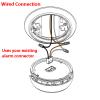 1080P HD Smoke Detector WiFi Spy Camera P2P Wi-Fi Fire Alarm Hidden Nanny Cam Spy Camera, Ceiling Mount, 110V AC Connector (9120 Model) view 4