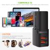Dual Universal USB Adapter Works for Samsung SM-J200 for Worldwide Power and Travel Between US/EU/CN/AUS/NZ/UK view 3