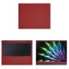 Decalrus - Protective Decal for The Samsung Galaxy Book Flex2 Alpha (13.3" Screen) Laptop RED Carbon Fiber Skin case Cover wrap CFsamsungGalaxyFlexAlpha_13Red view 1