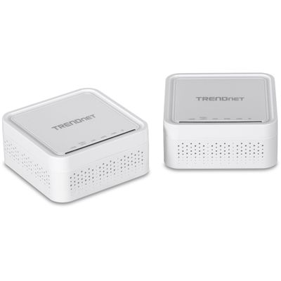 TRENDnet AC1200 Dual Band WiFi EasyMesh Kit, Includes 2 x AC1200 WiFi Mesh Nodes, TEW-832MDR2K, NDAA & TAA Compliant, Expand Your Coverage, Supports 2.4GHz and 5GHz Devices, White
