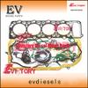 For MITSUBISHI excavator 4M40 4M40T 4M40-T overhaul rebuild kit + 1pc water pump + 8pcs valve + engine bearing gasket piston ring liner view 4