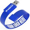 MEINAMI Customised Wristband USB Flash Drive Personalised Silicone Memory Stick, Custom Thumb Drive with Logo Printed 512MB 50 Pack view 4