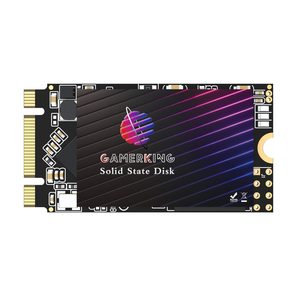 GAMERKING SSD M.2 2242 250GB NGFF Internal Solid State Drive High Performance Hard Drive for Desktop Laptop SATA III 6Gb/s M2 SSD 240gb 250gb 256gb (250GB, M.2 2242)