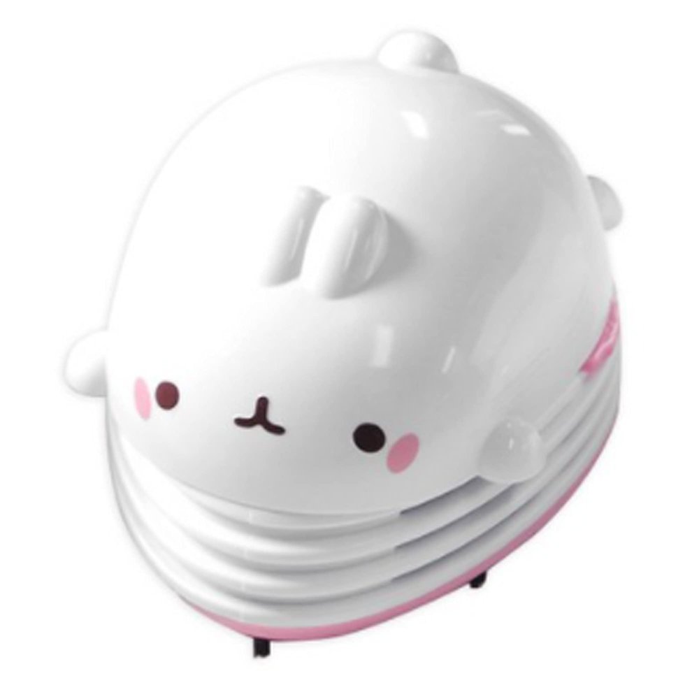 Molang Mini Desk Vacuum Cleaner, Keyboard Vacuum Table Dust Sweeper for Countertop Crumbs for Eraser Shaving Cleaner Kitchen Gadgets for Women Girl Office Supplies Christmas Birthday