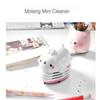 Molang Mini Desk Vacuum Cleaner, Keyboard Vacuum Table Dust Sweeper for Countertop Crumbs for Eraser Shaving Cleaner Kitchen Gadgets for Women Girl Office Supplies Christmas Birthday view 2