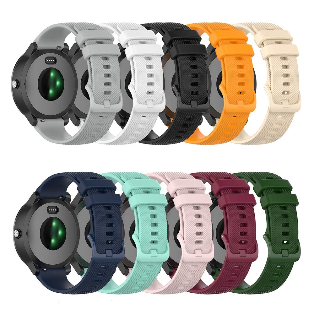 22mm Soft Colorful Silicone Watch Band Straps Compatible With Fossil Gen 5E 44mm/Gen 5 LTE/Gen 5 Men's Carlyle/Garrett/Women's Julianna Smart Watch, Replacement Quick Released Sport Fitness Bands