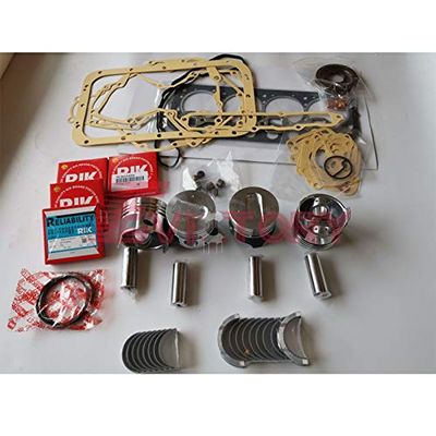 For MITSUBISHI S4L S4L2 overhaul rebuild kit 1pc water pump + 1pc connecting rod + piston + ring + full gasket kit + conrod main bearing set