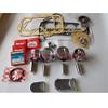For MITSUBISHI S4L S4L2 overhaul rebuild kit 1pc water pump + 1pc connecting rod + piston + ring + full gasket kit + conrod main bearing set view 1
