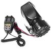 TOTMOX 100W 12V 5 Tone Sound Car Siren Horn with PA Speaker Alarm Black for Car Police Fire Ambulance Truck view 2