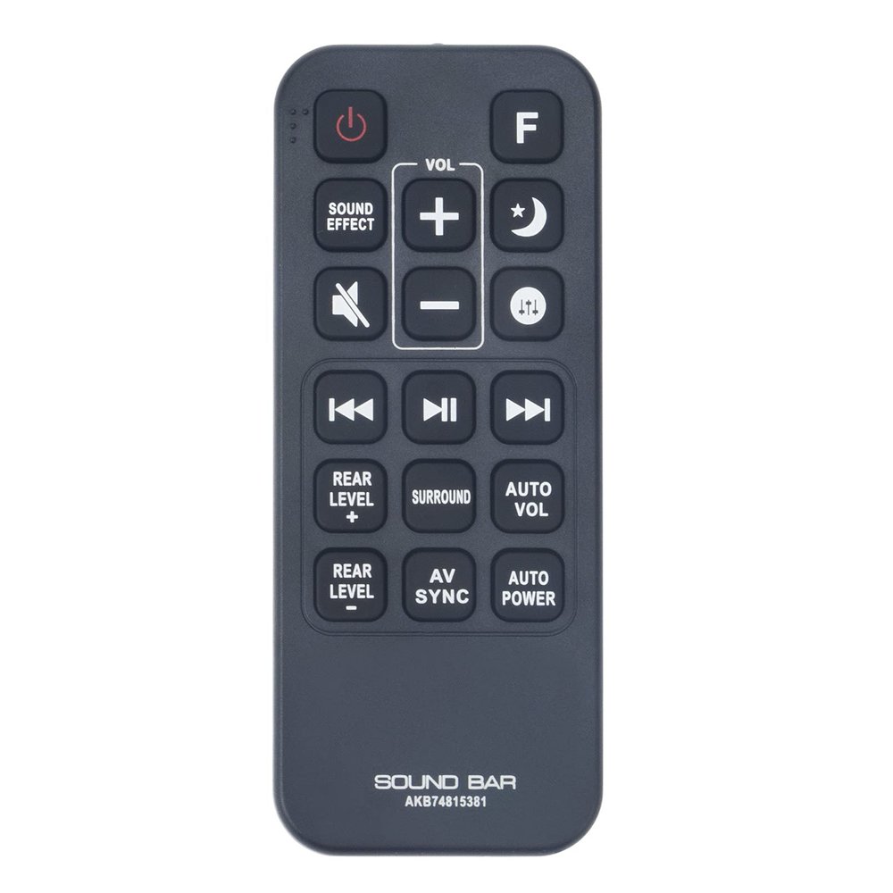 New AKB74815381 Replaced Remote Control for LG Sound Bar SJ7-C SPJ8B-W SJ7 SJ7C SPJ8BW Home Theater System Speaker Systems