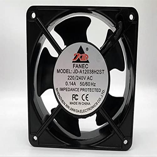 JD-A12038H2ST FANEC 220/240V 0.14A 120mm Cabinet Cooling Fan
