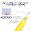 Buacoz 25Meter 82ft FC/UPC-SC/APC Single-Mode APC Fiber Optic Cable OS1 OS2 Jumper Optical Patch Cord Simplex 9/125um Yellow view 3