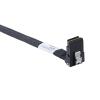 10Gtek SFF-8087 to SFF-8087 6G Internal Mini SAS Cable for Server Backplane/RAID Card, Hot-Swap Ready with SATA Compatibility, 100-Ohm, Straight to Right Angle, 0.5-m(1.6ft) view 3