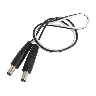5 Pcs DC Plug Power Adapter Cable, 24V/12V 5A 2.1 x 5.5mm Male to 2.1 x 5.5mm Male for CCTV Security Camera and Lighting Power Adapter DC5521(2.1 x 5.5mm)