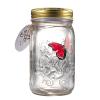 Butterfly in a Glass Jar, Hsxxf LED Lamp Jar Animated Butterfly in A Jar Tap to Activate Gift Decoration (Red) view 1