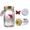 Butterfly in a Glass Jar, Hsxxf LED Lamp Jar Animated Butterfly in A Jar Tap to Activate Gift Decoration (Red) view 2