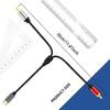 belipro USB C to 2 RCA Audio Cable 5Ft, Type C to 2rca Jack Aux Auxiliary Stereo Splitter Adapter Audio Line Compatible with Home Theater Amplifier DVD TV Speaker. view 2