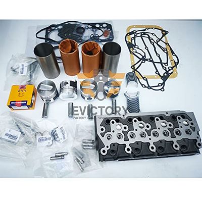 For MITSUBISHI S4L-2 S4L2 overhaul rebuild kit cylinder head bearing gasket piston liner valve