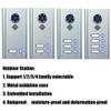 7 Inch Bus 2 Wire Video Door Phone Intercom Systems Kit for Home 1 Units Apartment Night Vision view 4