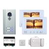 7 Inch Bus 2 Wire Video Door Phone Intercom Systems Kit for Home 2 Apartment Electronic Door Lock Home Night Vision view 1