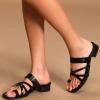 ZBYY Womens Open Toe Casual Slide Sandals Ring Toe Slingback Chunky Low Heels Slide Sandals Summer Dressy Slippers view 2