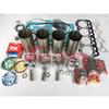 For MITSUBISHI S4S overhaul rebuild kit piston ring cylinder liner sleeve full gasket kit big small end bearing + 8pcs valves+ guides+ 1pc connecting rod view 1
