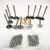 For MITSUBISHI S4S overhaul rebuild kit piston ring cylinder liner sleeve full gasket kit big small end bearing + 8pcs valves+ guides+ 1pc connecting rod view 3
