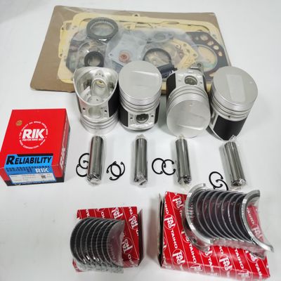For MITSUBISHI K4N overhaul rebuild kit piston ring gasket bearing main conrod + 4pcs cylinder liner