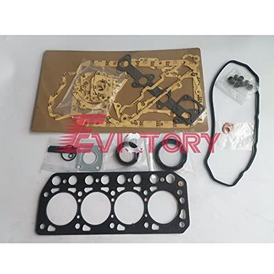 For MITSUBISHI K4N overhaul gasket kit main conrod bearing + piston ring
