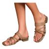 ZBYY Womens Open Toe Casual Slide Sandals Ring Toe Slingback Chunky Low Heels Slide Sandals Summer Dressy Slippers view 1