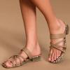 ZBYY Womens Open Toe Casual Slide Sandals Ring Toe Slingback Chunky Low Heels Slide Sandals Summer Dressy Slippers view 2