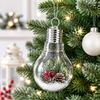 BestPysanky Clear Plastic Bulb Ornaments 5.25 Inches view 2