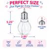 BestPysanky Clear Plastic Bulb Ornaments 5.25 Inches view 3