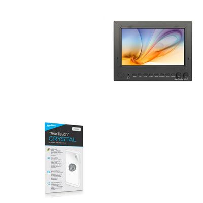 BoxWave Screen Protector Compatible with FeelWorld ST-702HSD - ClearTouch Crystal (2-Pack), HD Film Skin - Shields from Scratches
