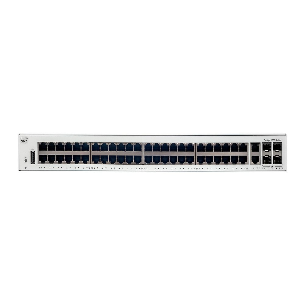 Cisco C1000-48T-4G-L Catalyst 1000 Series 48-Port Ethernet Switch (Renewed)