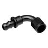 -16 AN 90 DEGREE PUSH LOCK HOSE END-BLACK view 2