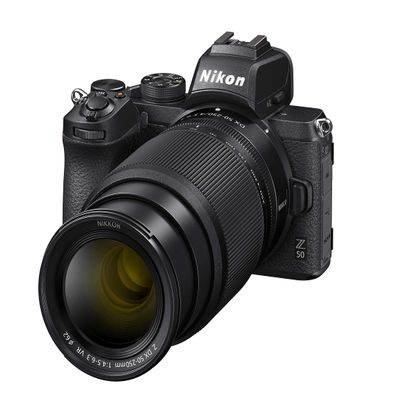 Nikon Z50 + Z DX 16-50mm + Z DX 50-250mm Mirrorless Camera Kit (Renewed)