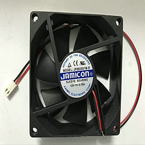 JF0825S1M-R DC12V 0.15A 8cm8025 Silent Chassis Fan