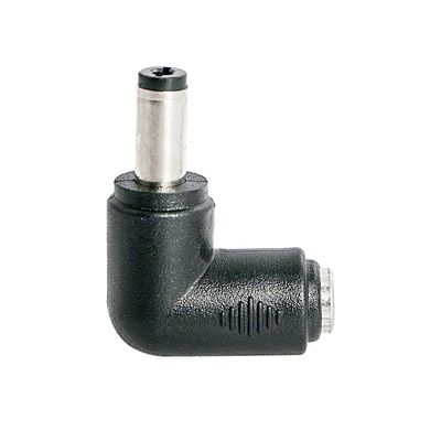 90 Degree Angle DC Power Connector Adapter 2.5 x 5.5mm Bend Male Plug to 2.5 x 5.5mm Female Jack Coupler Converter for Laptop CCTV Camera Strip Lighting, 10Pcs