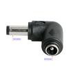 90 Degree Angle DC Power Connector Adapter 2.5 x 5.5mm Bend Male Plug to 2.5 x 5.5mm Female Jack Coupler Converter for Laptop CCTV Camera Strip Lighting, 10Pcs view 2