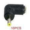 Aoje-Link 90 Degree Angle DC Power Connector Adapter, 4.0 x 1.7mm Bend Male Plug to 2.5 x 5.5mm Female Jack Coupler Converter, 10Pcs view 3