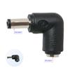 90 Degree Angle DC Power Connector Adapter 2.1 x 5.5mm Bend Male Plug to 2.1 x 5.5mm Female Jack Coupler Converter for Laptop CCTV Camera Strip Lighting, 10Pcs view 2