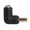 90 Degree Angle DC Power Connector Adapter 2.1 x 5.5mm Bend Male Plug to 2.1 x 5.5mm Female Jack Coupler Converter for Laptop CCTV Camera Strip Lighting, 10Pcs view 1