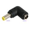 90 Degree Angle DC Power Connector Adapter 2.1 x 5.5mm Bend Male Plug to 2.1 x 5.5mm Female Jack Coupler Converter for Laptop CCTV Camera Strip Lighting, 10Pcs view 2