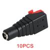 10 pcs Female 12V 2.1 x 5.5mm Push DC Power Jack Adapter Connector for CCTV Security Camera Led Strip view 3