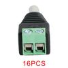 Aoje-Link 10 pcs Female 12V 2.5 x 5.6mm DC Power Jack Adapter Connector for CCTV Security Camera Led Strip Tighten with Screws, Green,DC5525 Female view 3