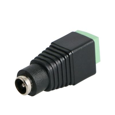 10 pcs Female 12V 2.1 x 5.5mm DC Power Jack Adapter Connector for CCTV Security Camera Led Strip Tighten with Screws
