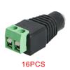 10 pcs Female 12V 2.1 x 5.5mm DC Power Jack Adapter Connector for CCTV Security Camera Led Strip Tighten with Screws view 3