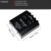 Audio Converter, 12V 4 Channel Audio Impedance Converter High to Low Line Car Stereo Radio Speaker Frequency for Hosts Without Low Frequency (RCA) Output view 2